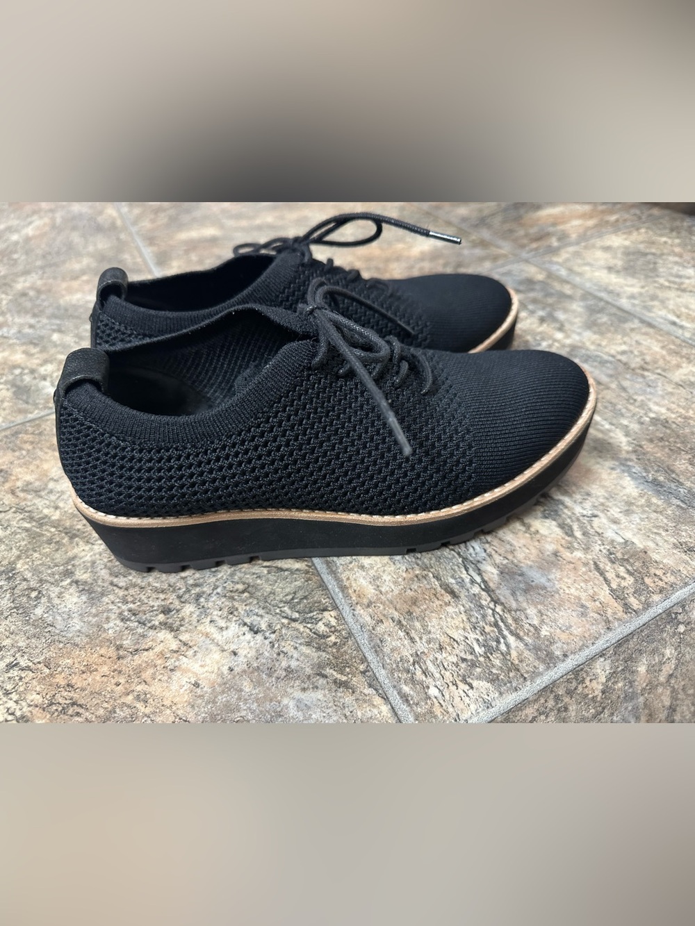 Eileen Fisher Eddy 2 Knit Oxford Shoes- Size 7.5 - Picture 2 of 6